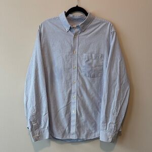 Goodfellow & Co Light Blue Pinstripe Button-Down Shirt